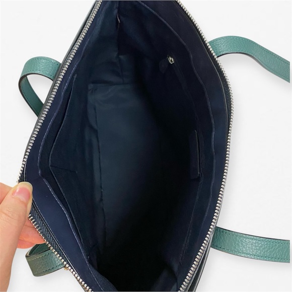 May Tote COACH 1573 SV/DARK TURQUOISE Refined pebble leather - Picture 7 of 9